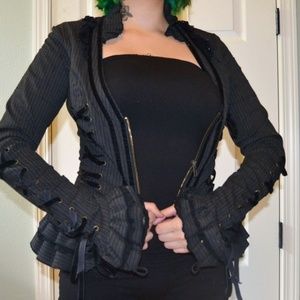 Hot topic jacket pirate goth gothic victorian